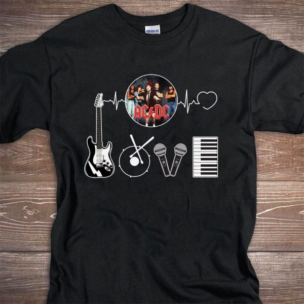 ACDC heartbeat T-shirt