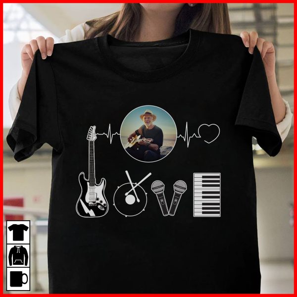 David Gilmour heartbeat T-shirt