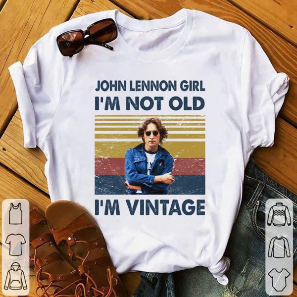 John Lennon Girl I'm not old I'm Vintage tshirt