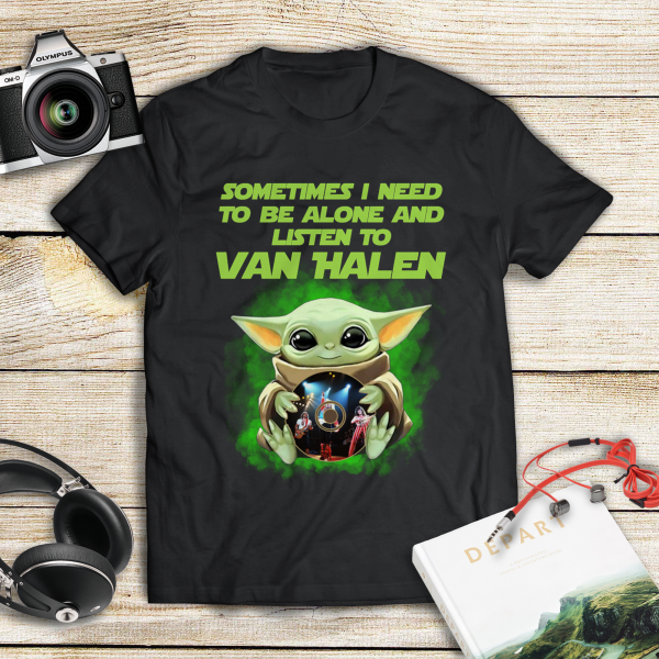 Sometimes i need to be alone and listen to Van Halen T-shirt