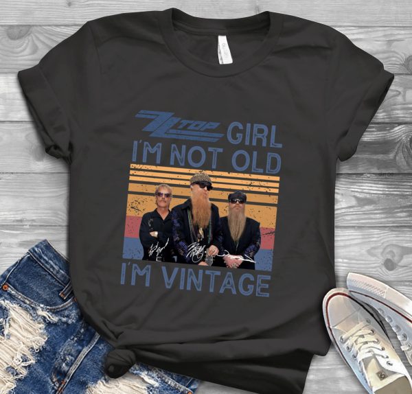 ZZ Top Girl I'm not old i'm a Vintage T-shirt