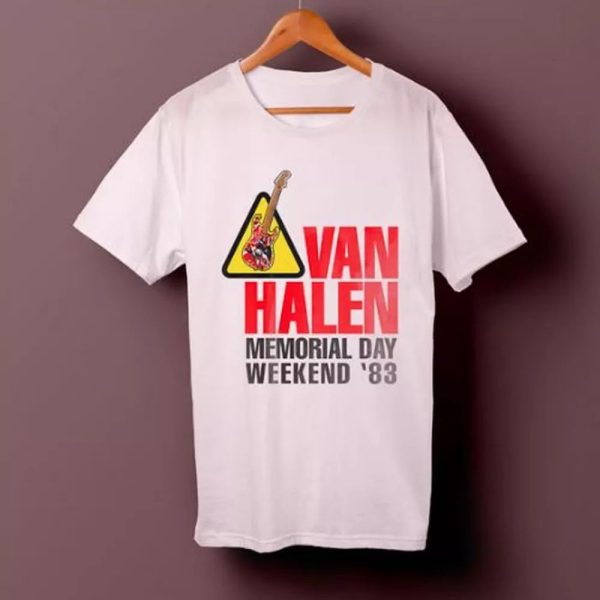 Eddie Van Halen Memorial day 83  Tshirt