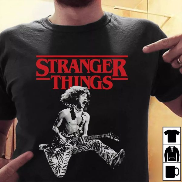 Stranger Things Eddie Van Halen  Tshirt