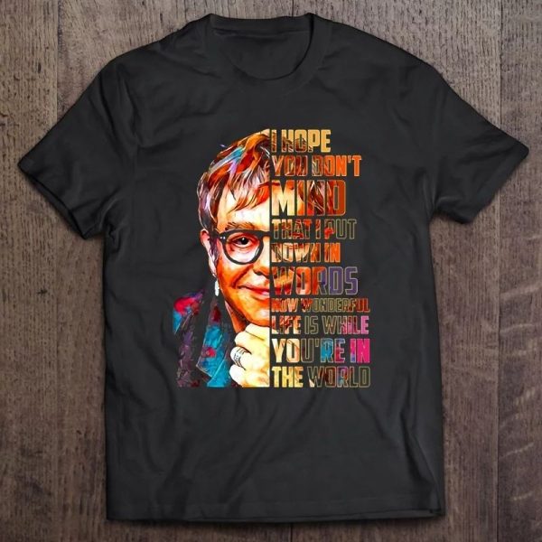 Elton John Tshirt 6