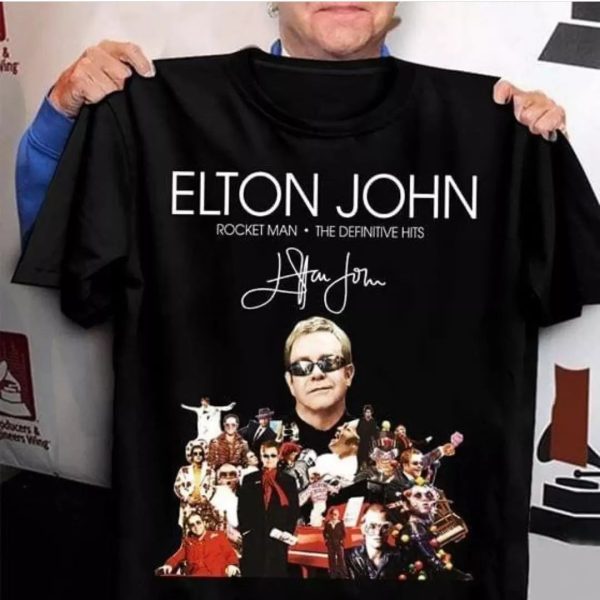 Elton John Rocket man The Definitive hits Tshirt