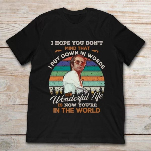 Elton John Tshirt 9