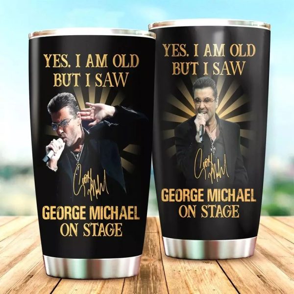 George Michael on Stage Tumbler