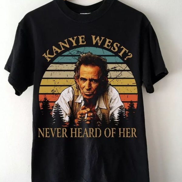 Kanye West never heard of her KeyKeith Richards T-shirt