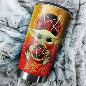 Slayer Baby Yoda Tumbler