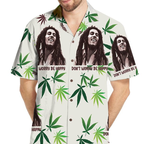 Don't worry be happy Bob Marley Hawaiian