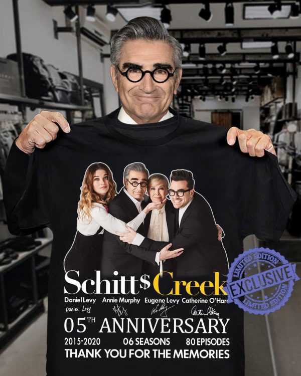 Schitt creek 05th anniversary thank you for the memories shirt
