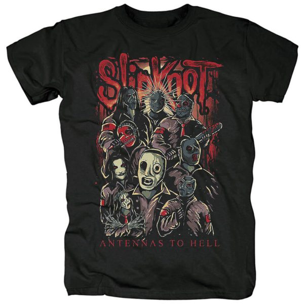 Slipknot Antennas To Hell Unisex Classic T-Shirt; Hoodie; Crew-neck Sweatshirt