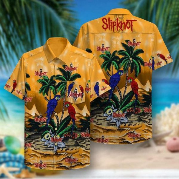 Slipknot Parrot Hawaiian Shirt