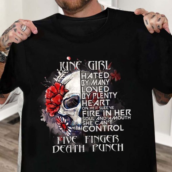 June Girl Five Finger Death Punch Tshirt