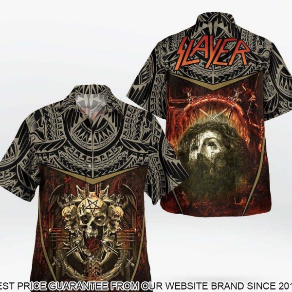 Slayer Rock Band Hawaiian Shirt