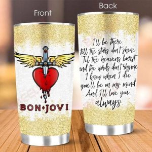 Jon Bon Jovi Stainless Steel Tumbler 3