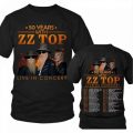 50 Years With ZZ Top Live In Concert Unisex Classic T-Shirt; Hoodie; Crew-neck Sweatshirt