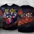 AcDc Music Band 3d T Shirt