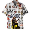 Acdc Hawaiian Shirt Music Rock Band Hawaiian