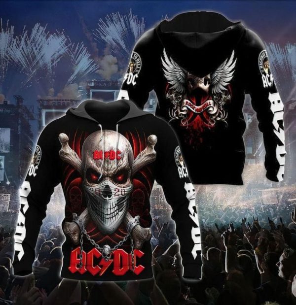 Share Me
Acdc Skull Gift For Fan 3D Hoodie All Over Print