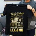 Keith Richards the man the myth the legend Unisex Classic T-Shirt; Hoodie; Crew-neck Sweatshirt
