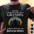 Never underestimate a Grandpa who listens to Depeche Mode T-shirt