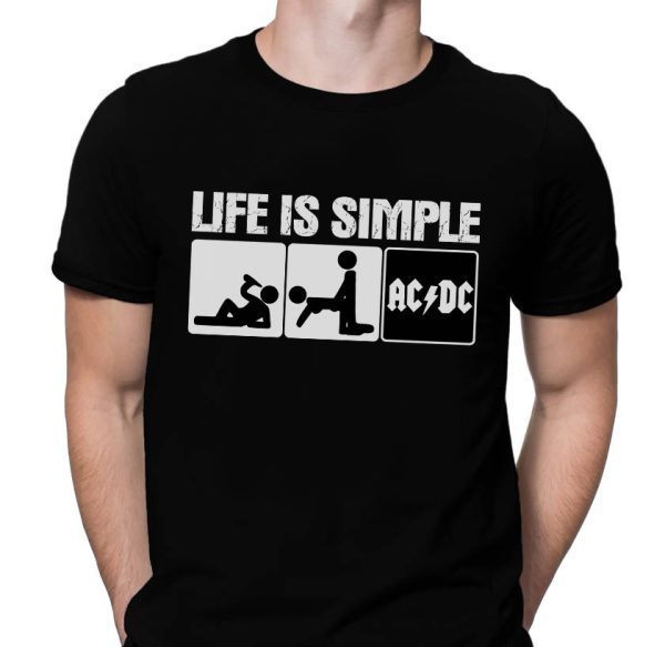 Simple Life Acdc Tshirt