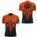 Slipknot Skull Orange Shirt Long Sleeve All Over Print