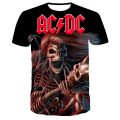 AcDc Music Band Skull 3D T Shirt