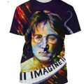 John Lennon 3D All Over Printed Shirt