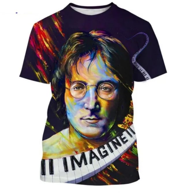 John Lennon 3D All Over Printed Shirt