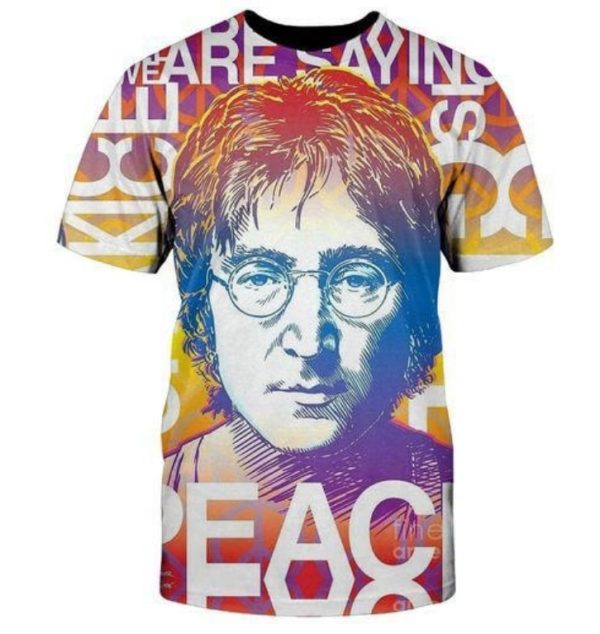 John Lennon 3D All Over Printed Shirt 2