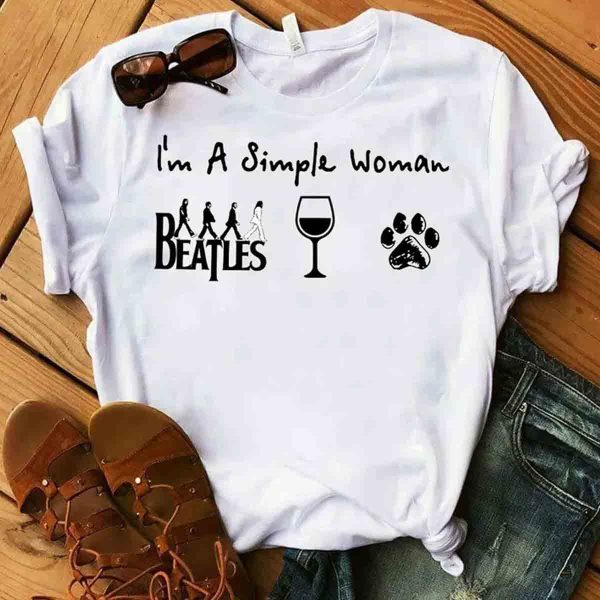 Simple Woman The Beatles T-shirt