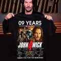 9 Years Thank You for The Memories John Wick T Shirt