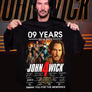 9 Years Thank You for The Memories John Wick T Shirt