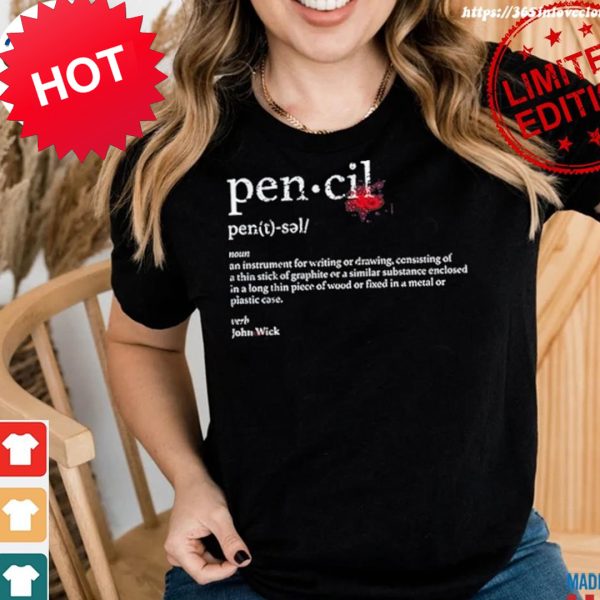 Pencil John Wick T-shirt