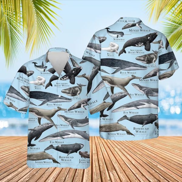 Whales Hawaiian Shirt