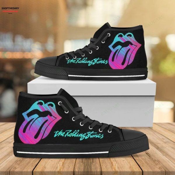 The Rolling Stones High Top Shoes 1