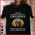 Never underestimate a grandma who listens to Bruce Springsteen T-shirt