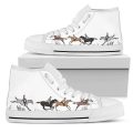 Horses High Top Shoes 3