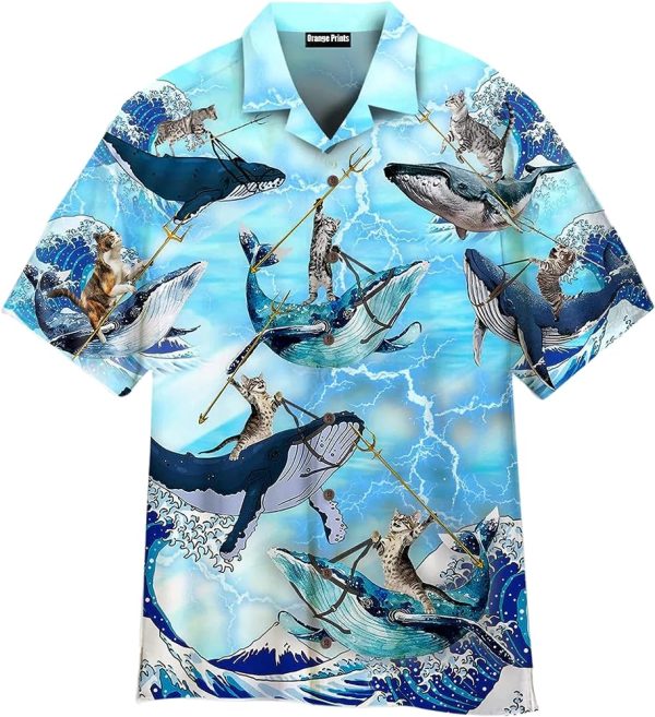 Whales Hawaiian Shirt 4