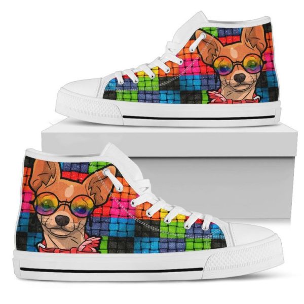 Chihuahua High Top Shoes 5