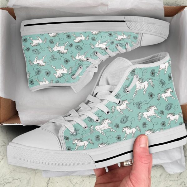 Horses High Top Shoes