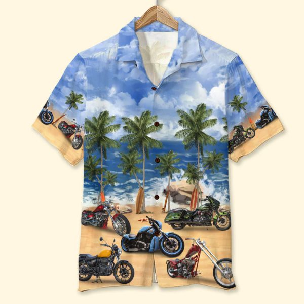Motorcycle Shirt Hawaiian 5