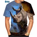 Rhinoceros 3D Full Over Print Shirt 6
