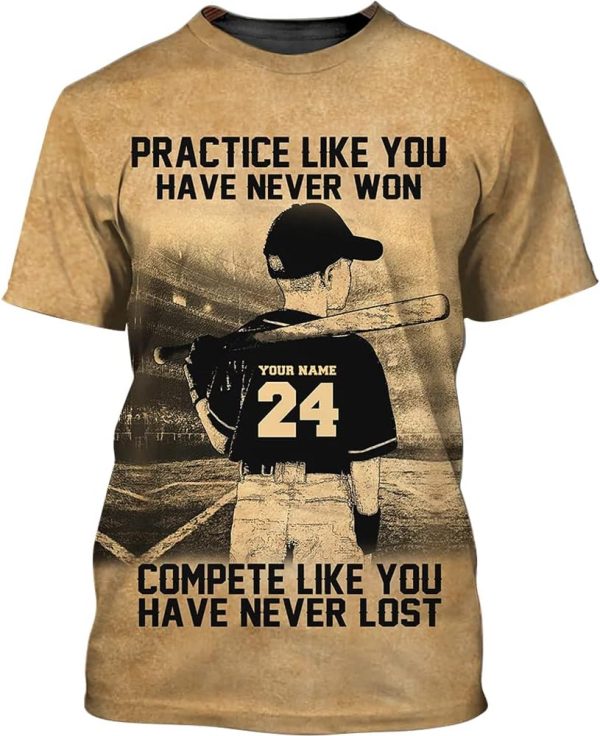 Baseball 3D Full Over Print Shirt 6