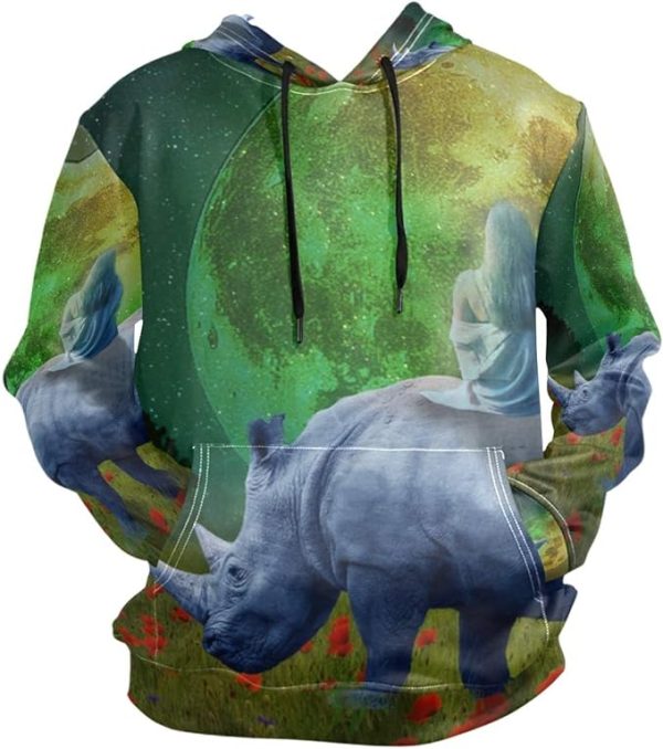 Rhinoceros 3D Full Over Print Shirt 5