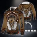 Native America 3D Full Over Print Shirt 9