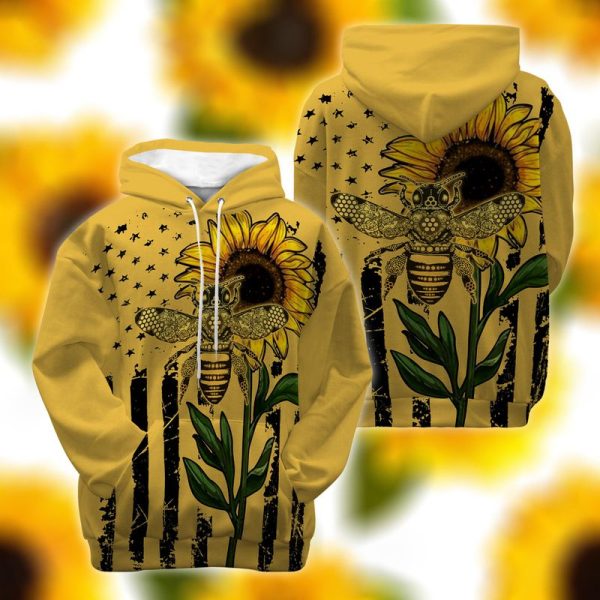 Bee 3D Full Over Print Shirt 4