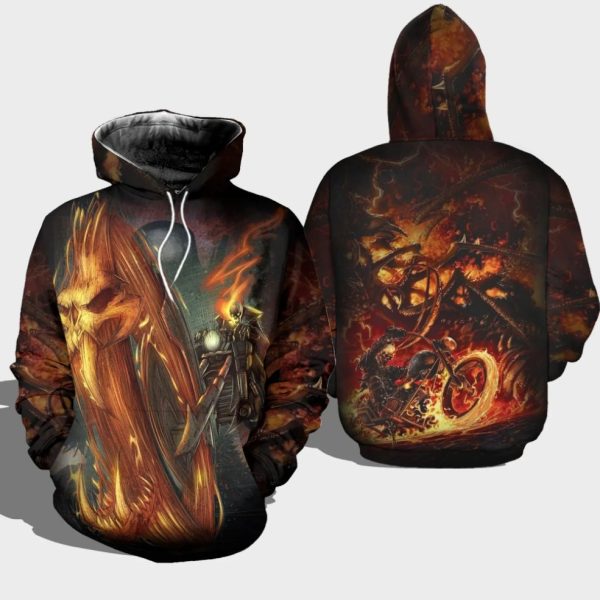 Motorcycle 3D Full Over Print Shirt 2